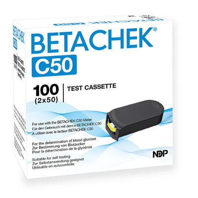 BetaChek C50 Test Cassettes x 100