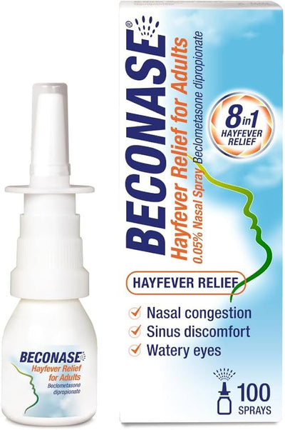Beconase Allergy Hayfever Relief Nasal Spray 50mcg 100 Dose
