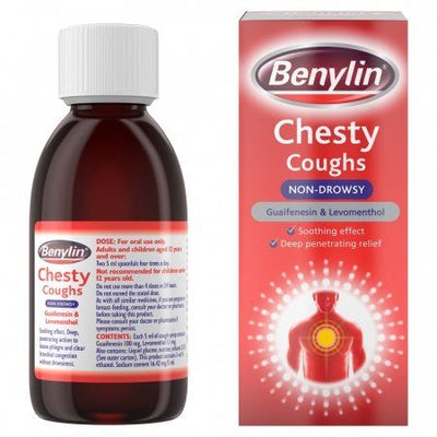 Benylin Chesty Coughs Non-Drowsy 6x150ml -   Benylin EasyMeds Pharmacy