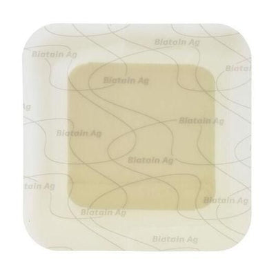 Biatain AG Adhesive Dressing 18cm x 18cm x 5 | Conformable Silver Foam -   Biatain EasyMeds Pharmacy