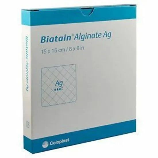 Biatain Alginate Dressing AG 15cm x 15cm x 10 -   Coloplast EasyMeds Pharmacy