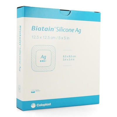 Biatain Silicone AG 12.5cm x 12.5cm x 5 -   Coloplast EasyMeds Pharmacy