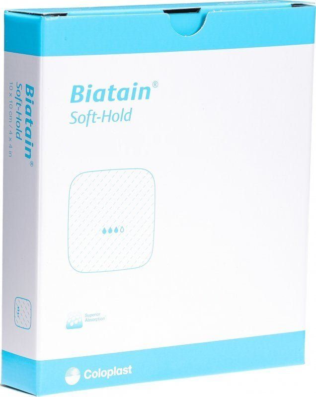 Biatain Soft Hold Dressing 5cm x 7cm x 5 -   Coloplast EasyMeds Pharmacy