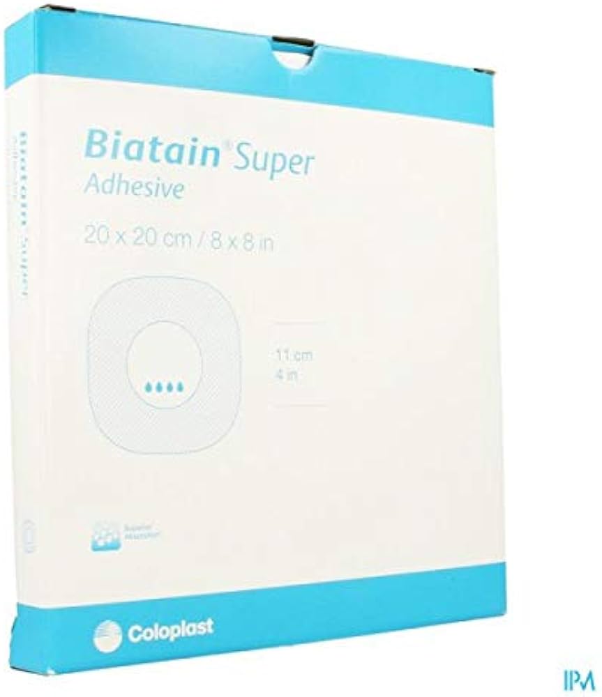 Biatain Super Adhesive Dressing 20cm x 20cm x 10