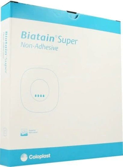 Biatain Super Non-Adhesive 10cm x 10cm Dressings x 10 -   Biatain EasyMeds Pharmacy