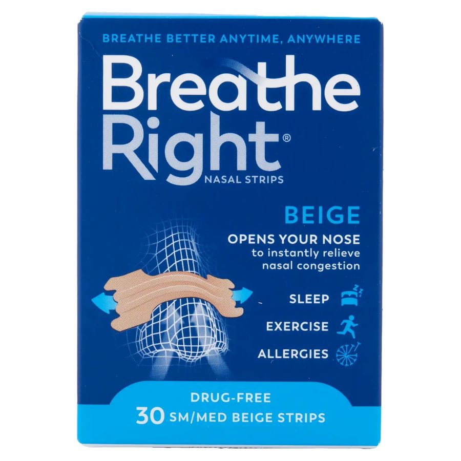 Breathe Right Original Nasal Strips Regular x 30