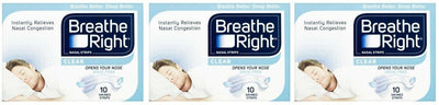 Breathe Right Nasal Strips Clear Small-Medium x 30 Strips -   Breathe Right EasyMeds Pharmacy