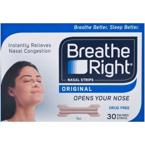 Breathe Right Original Nasal Strips Regular x 30 -   Breathe Right EasyMeds Pharmacy
