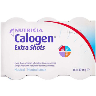 Calogen Extra Shots Neutral 40ml x 6 -   Nutricia EasyMeds Pharmacy