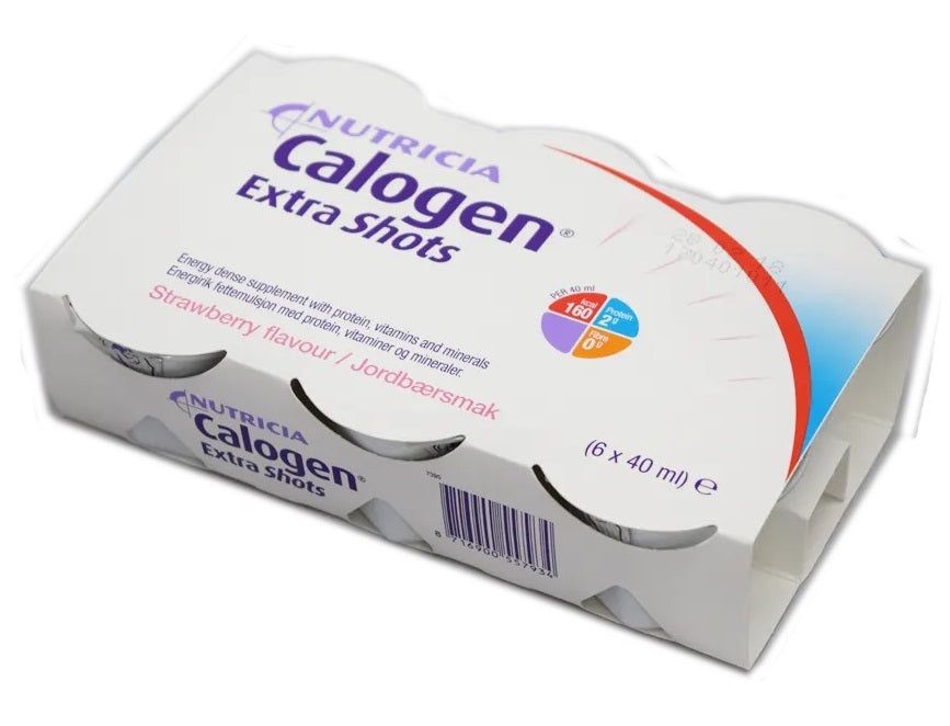 Calogen Extra Shots Strawberry 40ml x 6 -   Nutricia EasyMeds Pharmacy