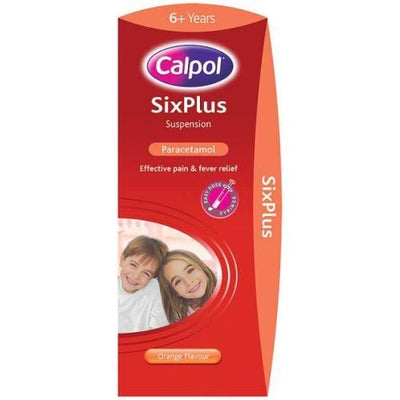 Calpol Six Plus Orange Flavour Suspension 200ml -   Johnson & Johnson EasyMeds Pharmacy