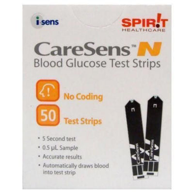 CareSens N Blood Glucose Test Strip x 50 -   Spirit Healthcare Ltd EasyMeds Pharmacy