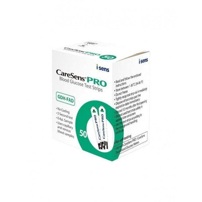 Caresens Pro Blood Glucose Test Strips - 2 Packs of 50 -   Caresens EasyMeds Pharmacy