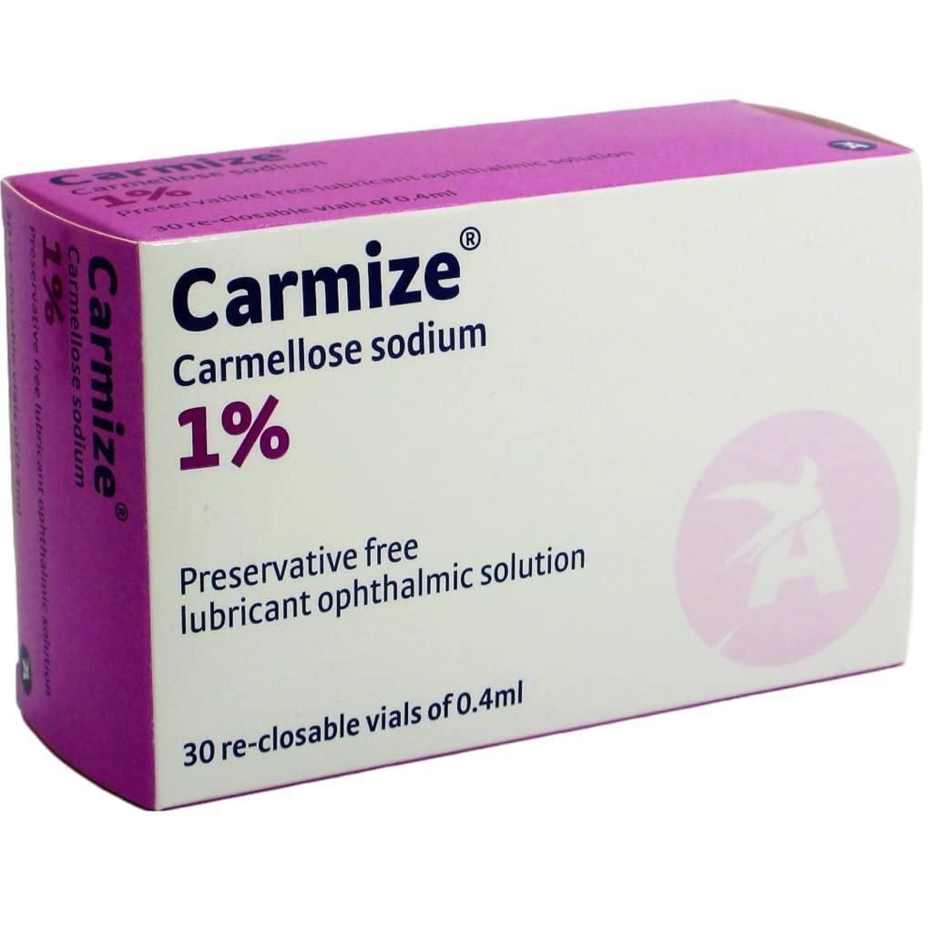 Carmize Carmellose Sodium Eye Drops 1% 0.4ml x 30 Unit Dose Vials -   Carmize EasyMeds Pharmacy