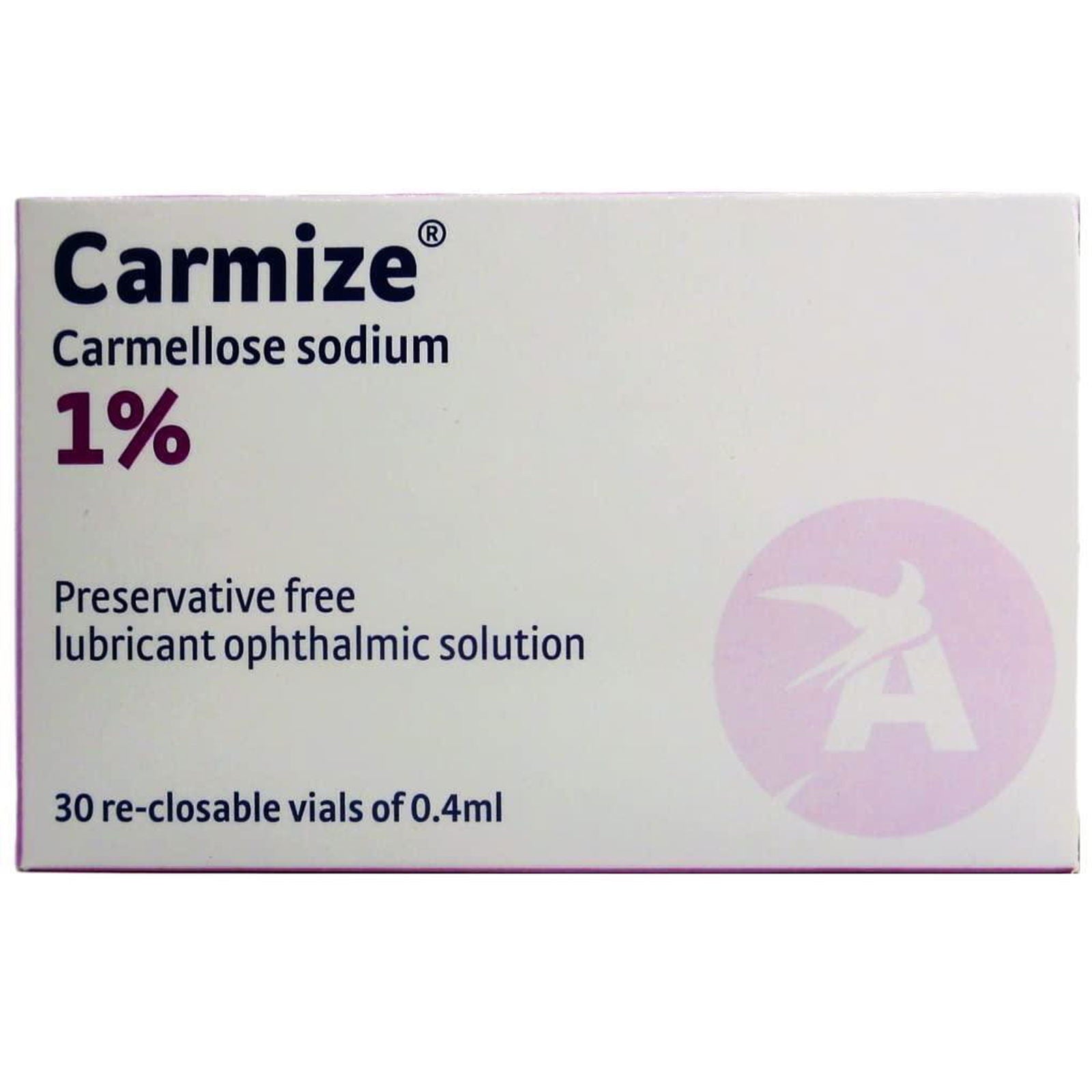 Carmize Carmellose Sodium Eye Drops 1% 0.4ml x 30 Unit Dose Vials -   Carmize EasyMeds Pharmacy