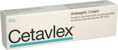 Cetavlex Antiseptic Cream 50g - Pack of 3 -   Derma UK EasyMeds Pharmacy