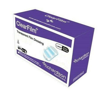 Clearfilm Transparent Film Dressings 20cm x 30cm x 10  (815230) -   Richardsons Healthcare Ltd EasyMeds Pharmacy