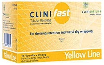 Clinifast Tubular Bandage, 10.75 cm x 3 m, Yellow -   Clinifast EasyMeds Pharmacy