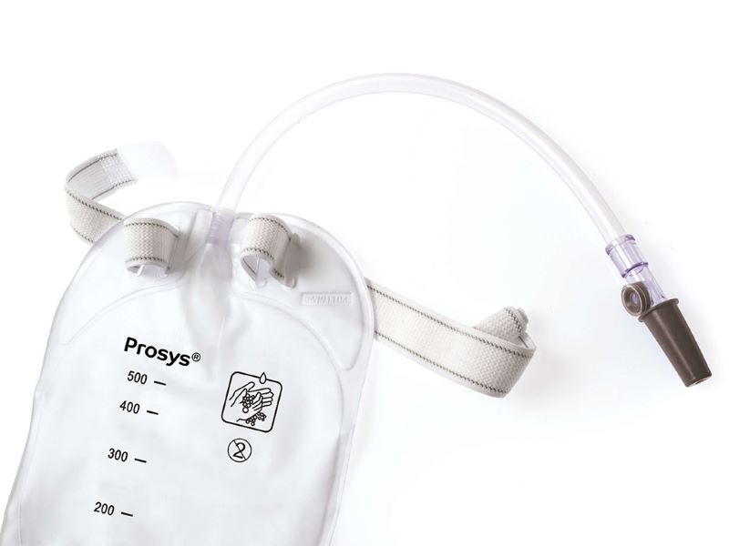 Prosys Leg Bag 500ml Long tube Slide Tap x 10