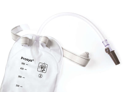 Prosys Leg Bag 500ml Long tube Slide Tap x 10