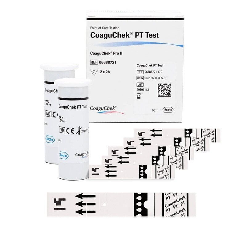 CoaguChek PT Test Strips for Pro II System 2 x 24 Tests -   Coaguchek EasyMeds Pharmacy