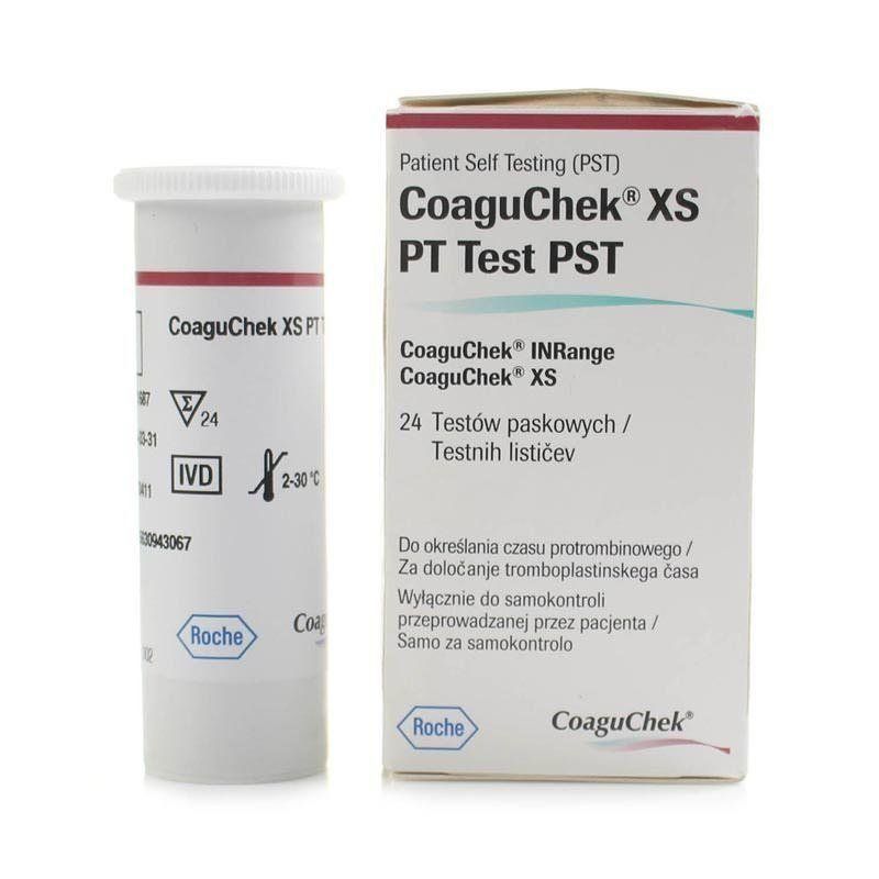 Coaguchek XS PT PST Test Strips x 24 -   Roche EasyMeds Pharmacy