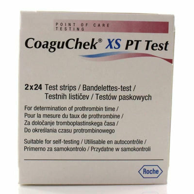 Coaguchek XS PT Test Strips x 48 -   Roche EasyMeds Pharmacy