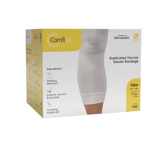 Comfifast Yellow Elasticated Tubular Bandage 10.75cm x 10m - Multi Qty -   Comfifast EasyMeds Pharmacy