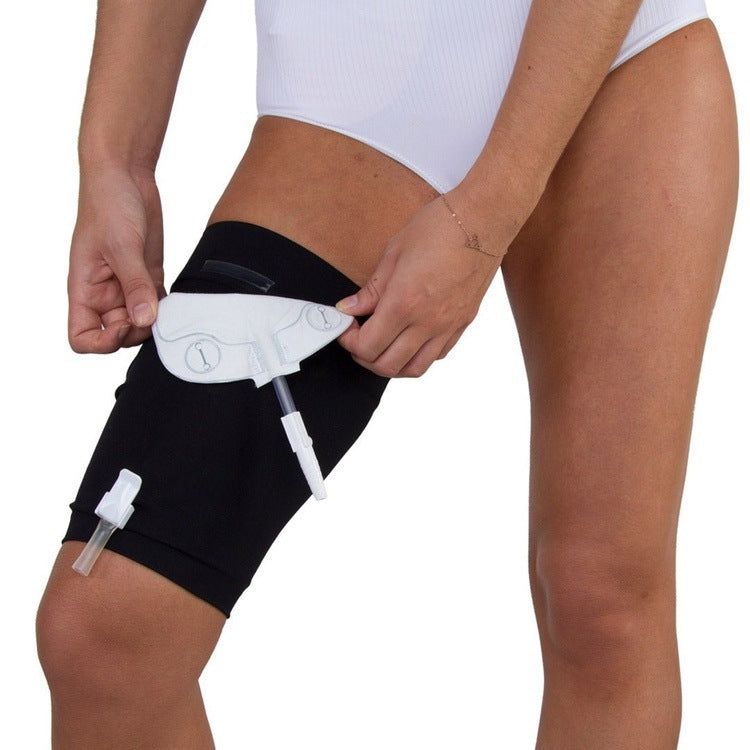 Comfisleeve Urine Bag Suspensory Sleeve - Thigh (Black, L) -   Comfizz EasyMeds Pharmacy