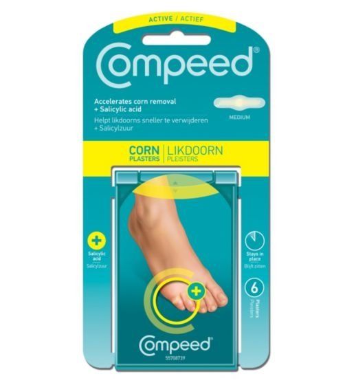 Compeed Corn Active Plasters 6pack -   COMPEED EasyMeds Pharmacy