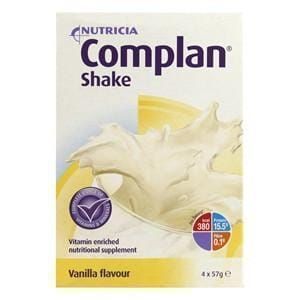 Complan Shake Vanilla (4 x 57g) -   Complan EasyMeds Pharmacy