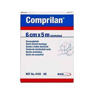 Comprilan Short Stretch Bandage 6cm x 5m x 5 Rolls -   Comprilan EasyMeds Pharmacy