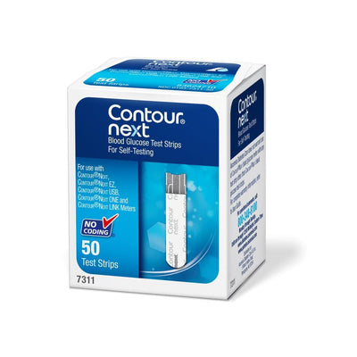Contour Next Glucose Test Strips 1x50 -   Contour EasyMeds Pharmacy