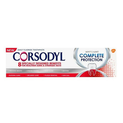 Corsodyl Complete Protection Whitening Toothpaste 75ml EXPIRY DEC 24 -   Glaxo Smithkline Consumer EasyMeds Pharmacy