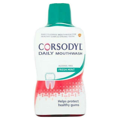 Corsodyl Daily Freshmint Mouthwash 500Ml -   Corsodyl EasyMeds Pharmacy