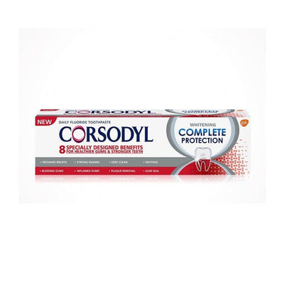 Corsodyl Whitening Complete Protection Toothpaste 75ml -   Glaxo SmithKline EasyMeds Pharmacy