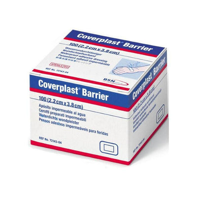 Coverplast Barrier Waterproof Adhesive Dressing 2.4cm x 100 -   Coverplast Barrier EasyMeds Pharmacy
