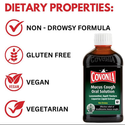 Covonia Mucus Cough Syrup/Solution 300ml