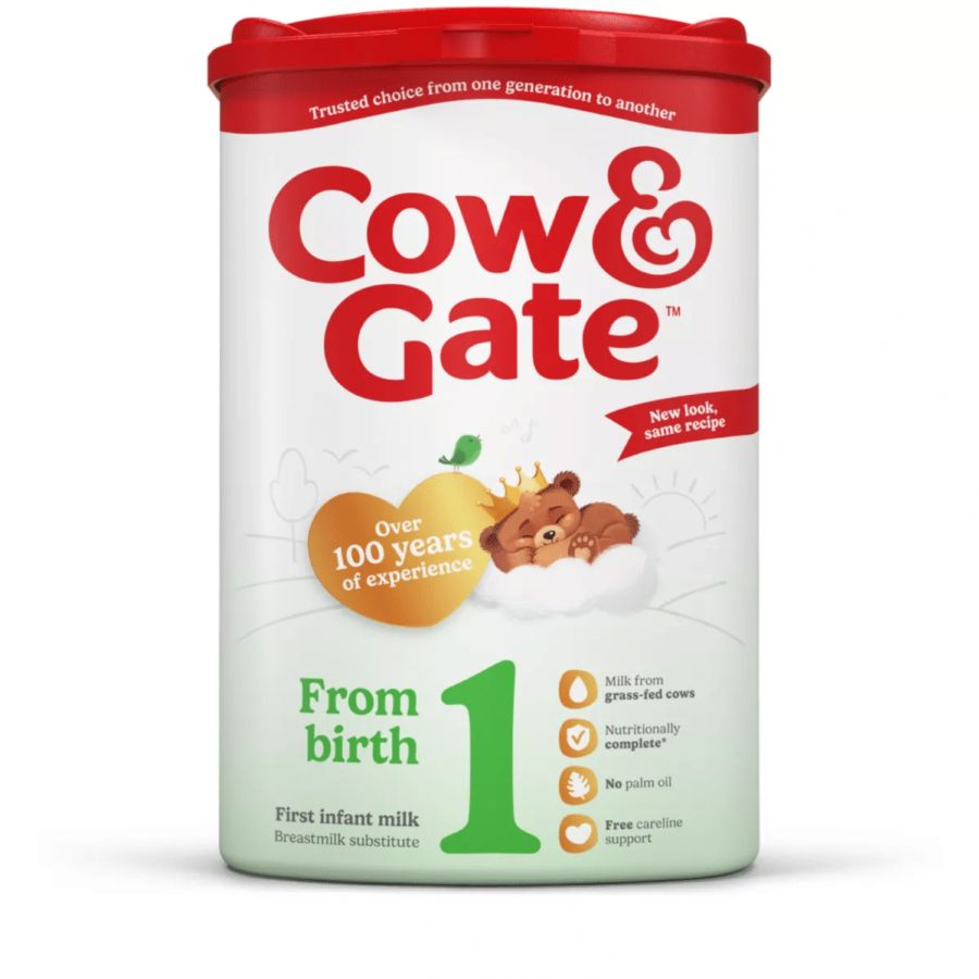 Cow & Gate 1 First Baby Milk Formula Powder from Birth 800g x 6