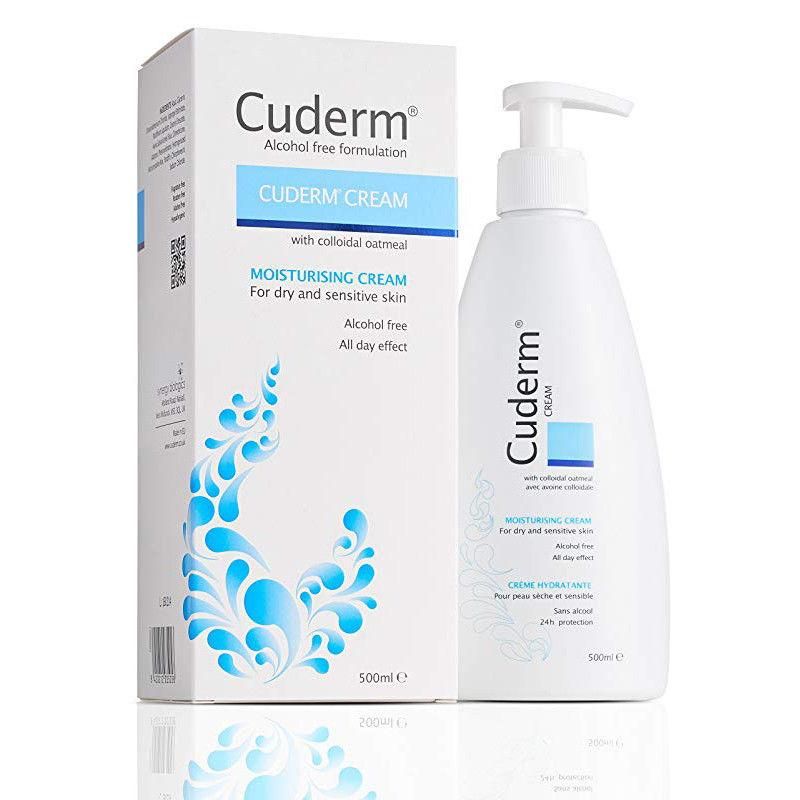 Cuderm Moisturising Cream Colloidal Oatmeal 500ml x 1 -   Synergy Biologics EasyMeds Pharmacy