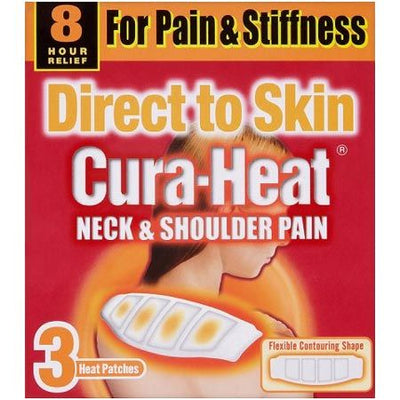 Cura-Heat Direct to Skin Neck & Shoulder Pain 3 Heat Paches -   Alloga - Kobayshi Healthcare EasyMeds Pharmacy