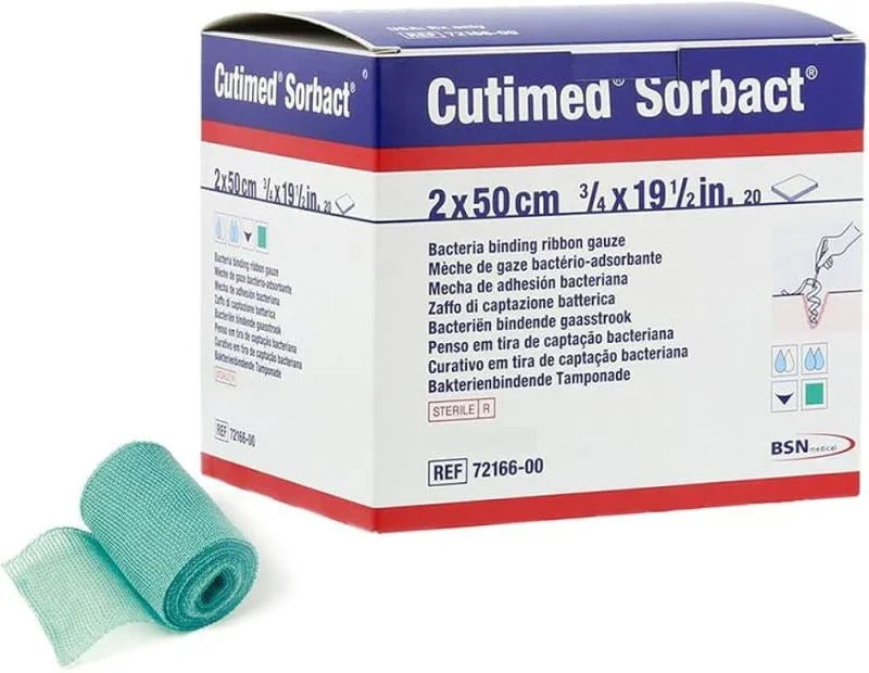 BSN Cutimed Sorbact Ribbon Dressing 2cm x 50cm x20 | EasyMeds Pharmacy