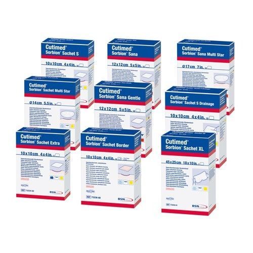 Cutimed Sorbion Contact Dressings 20cm x 10cm x5 -   BSN Medical EasyMeds Pharmacy