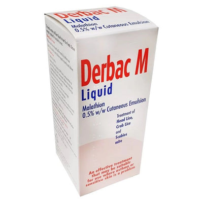 Derbac M Liquid Cutaneous Emulsion 150ml - Discreet Packing -   Derbac M EasyMeds Pharmacy