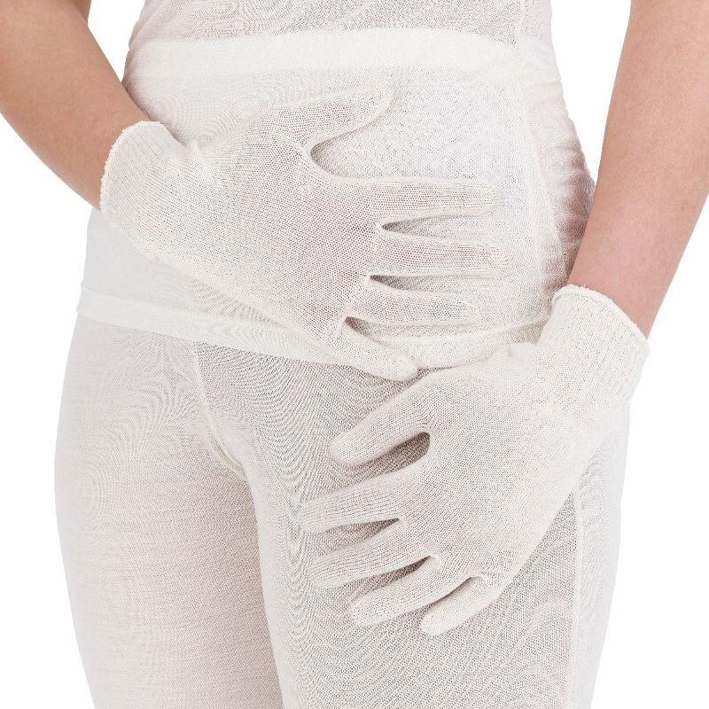 DermaSilk Adult Gloves - Small Medium or Large