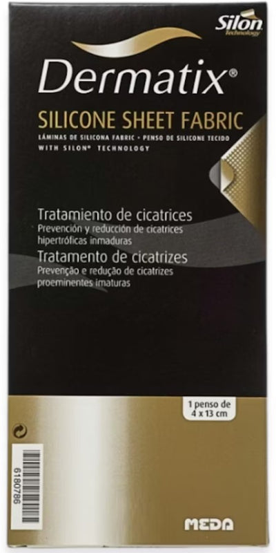 Dermatix Silicone Sheet Fabric 4CM x 13CM