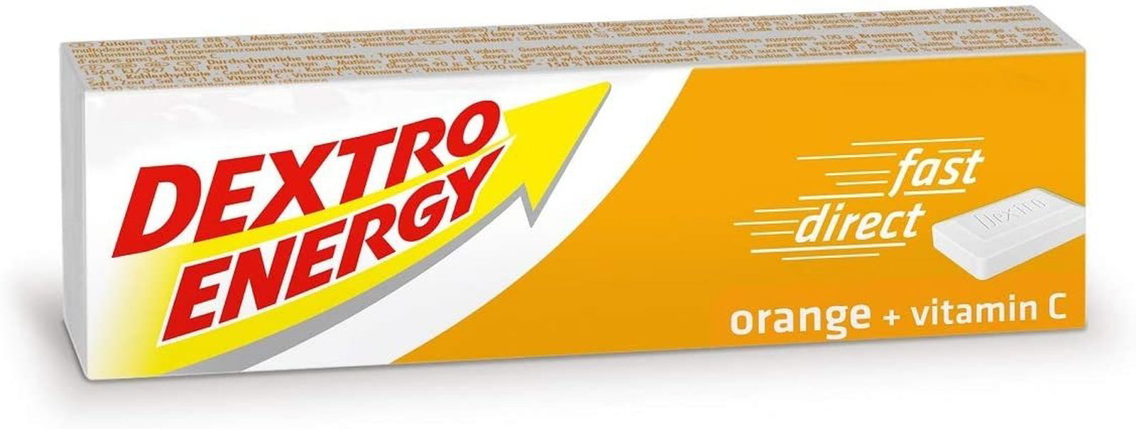 Dextro Energy Glucose Tablets Orange 14 x 47g x 12 Packs Sports Energy -   Dextro Energy EasyMeds Pharmacy