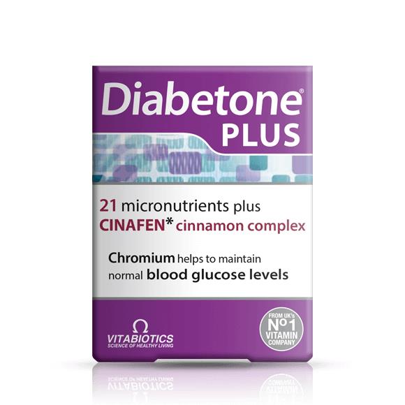 Vitabiotics Diabetone Plus with Cinafen Tablets x 84