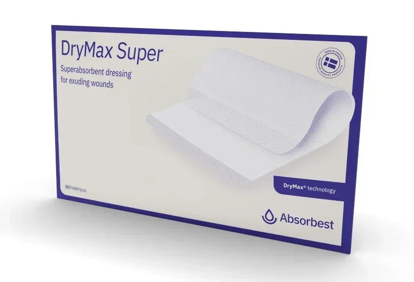 DryMax Super Superabsorbent Wound Dressings 37cm x 56cm x10