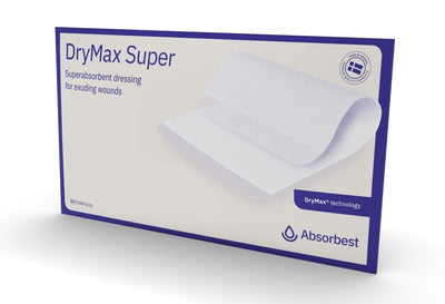 DryMax Super Superabsorbent Wound Dressings 5cm x 5cm x 10